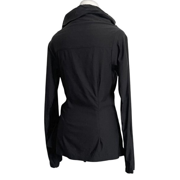 MELOW BY MELISSA BOLDUC ISABEAU HIGH NECK TIE WAIST JACKET IN BLACK - S - Picture 5 of 13